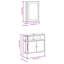Abheer Bathroom Furniture Suite-1315301002