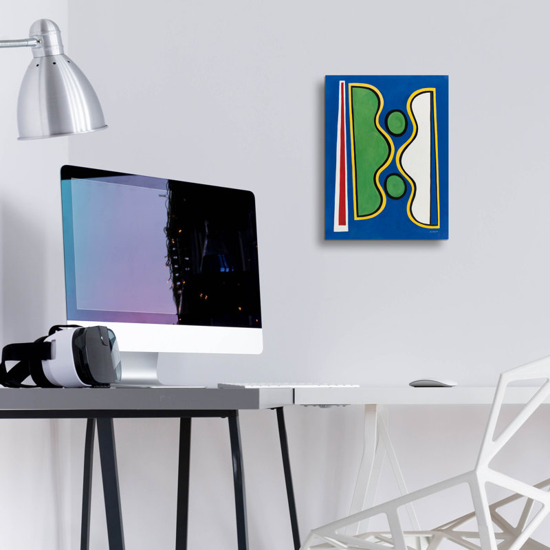 «Boogie» par Mike Schick, art mural en verre acrylique, 12 po x 16 po