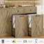 Garde-manger 70,9 po avec tablette à micro-ondes et armoire à poubelle à pousser, chien à l'épreuve des chiens-969761197