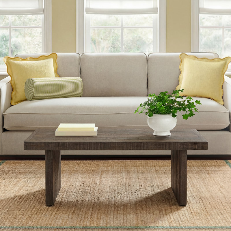Thompkins Solid Wood Top Coffee Table