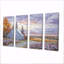 «Purple Farm Landscape Autumn Harvest» - ensemble d'art mural de ferme-1491898457