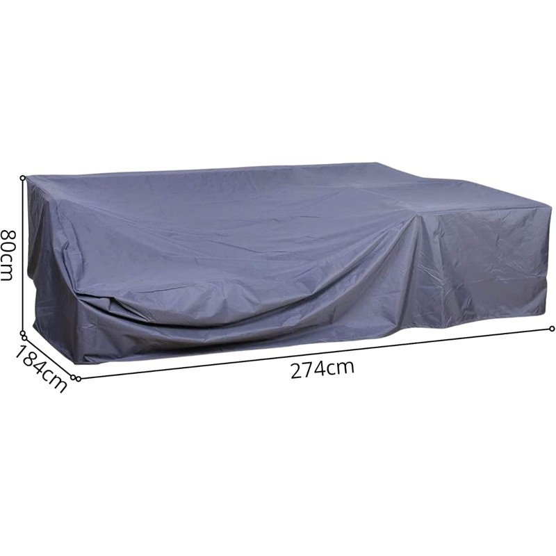 Outdoor Cover, 25.20cm H x 122.40cm W x 61.40cm D