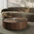 35“ Round Coffee Table With 2 Storage Drawers And Heavy Duty Base-1906316030-1906318970