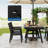 Outdoor Dining Table for 4-6, 66.9" Patio HDPE Garden Table-1821631261