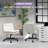 Criss Cross Legged Chair Ergonomic Home Office Desks Chair Armless Swivel Wide Comfy Chair With Casters-1558922381-1558922376