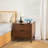 2-Drawer Nightstand with Solid Wood Base-1184159021