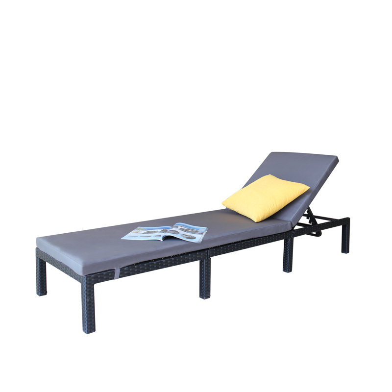 Chaise longue inclinable d'extérieur réglable Trajen