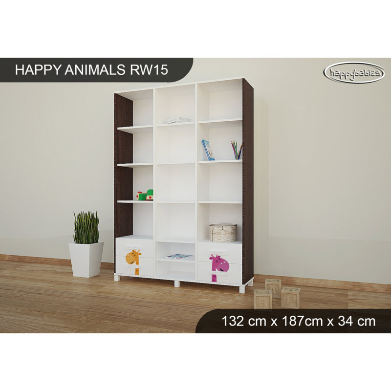 187cm H X 132cm W Kids Bookcase, Wenge Chestnut