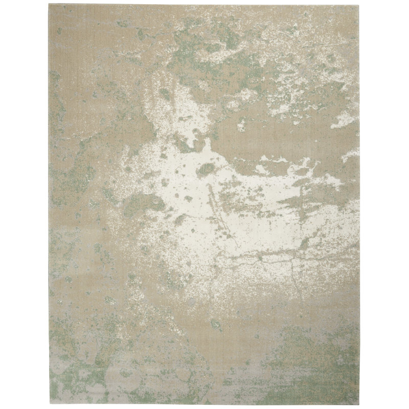 Tapis vert moderne Cannes, Rectangle 7 pi 9 po x 9 pi 9 po