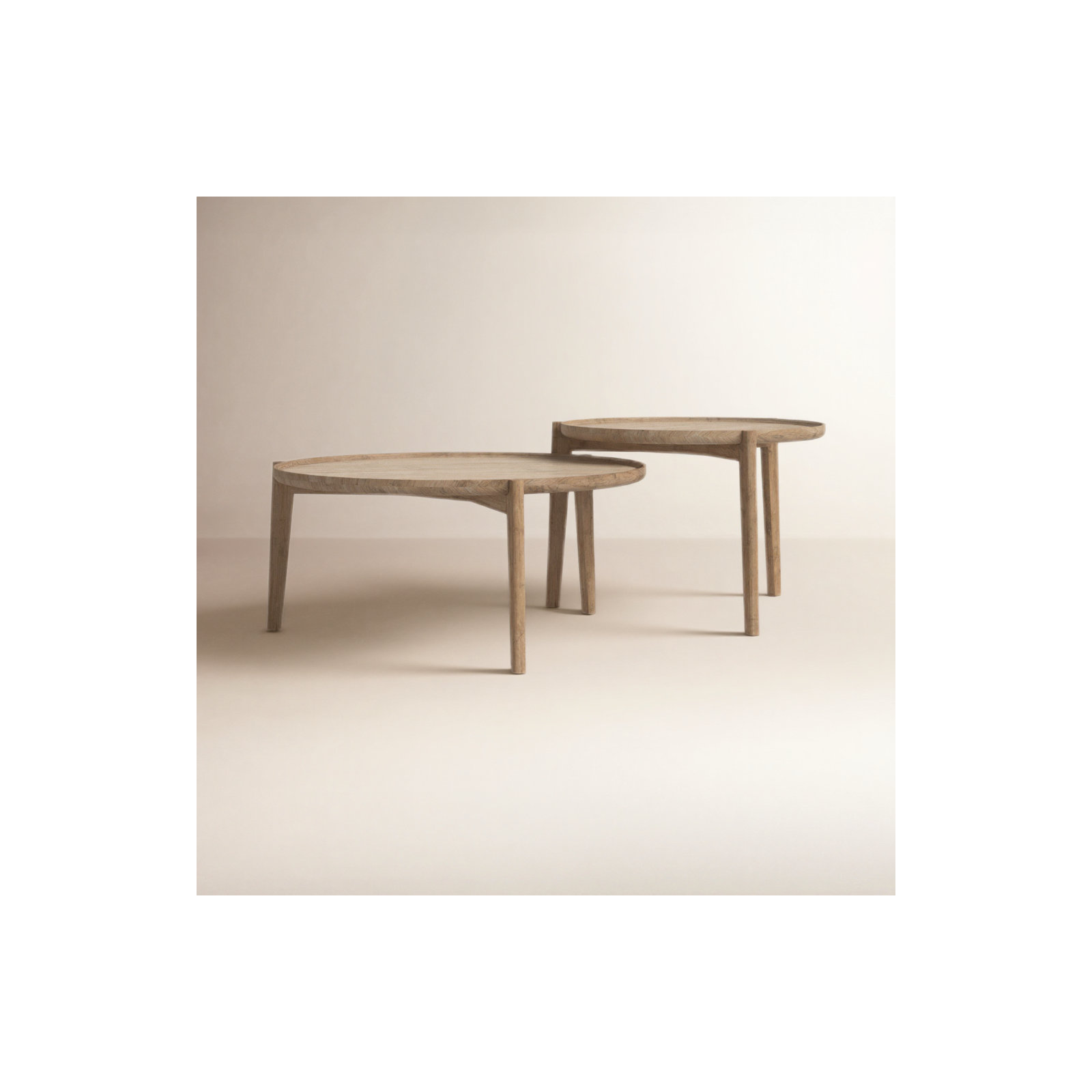 Miramar Solid Wood Nesting Coffee Table