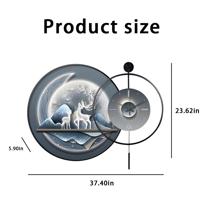 Aluminium Alloy Wall Clock