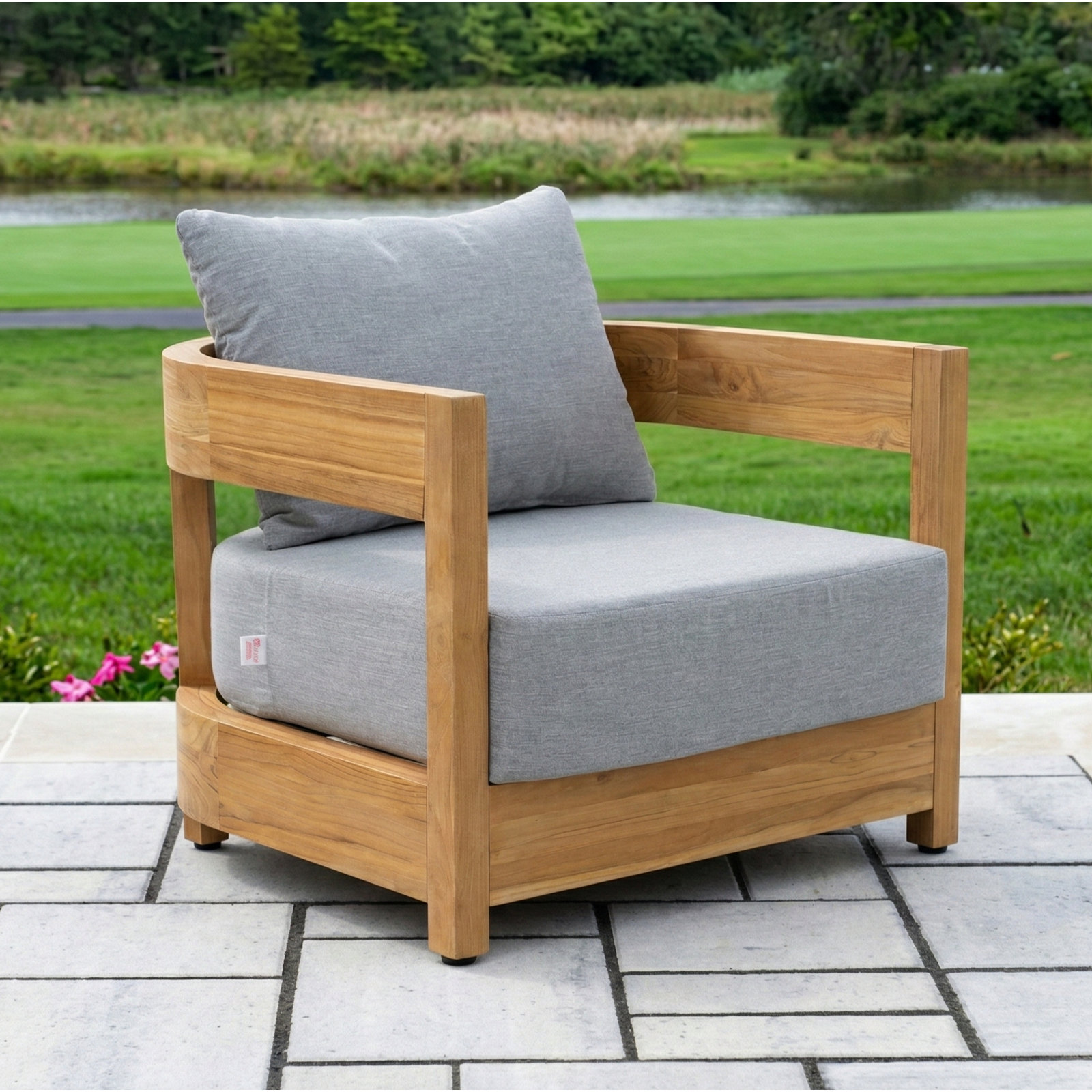 Everlee 2-Person Sunbrella® Patio Seating Group, Gray