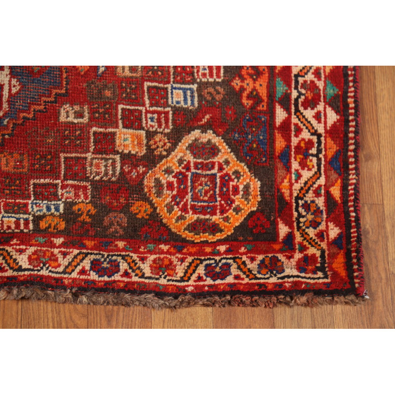 Tapis traditionnel géométrique en laine 4 x 5