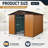 Outdoor Storage Shed with Foundation