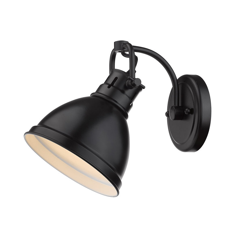 Dimmable Vanity Light, Matte Black, Matte Black