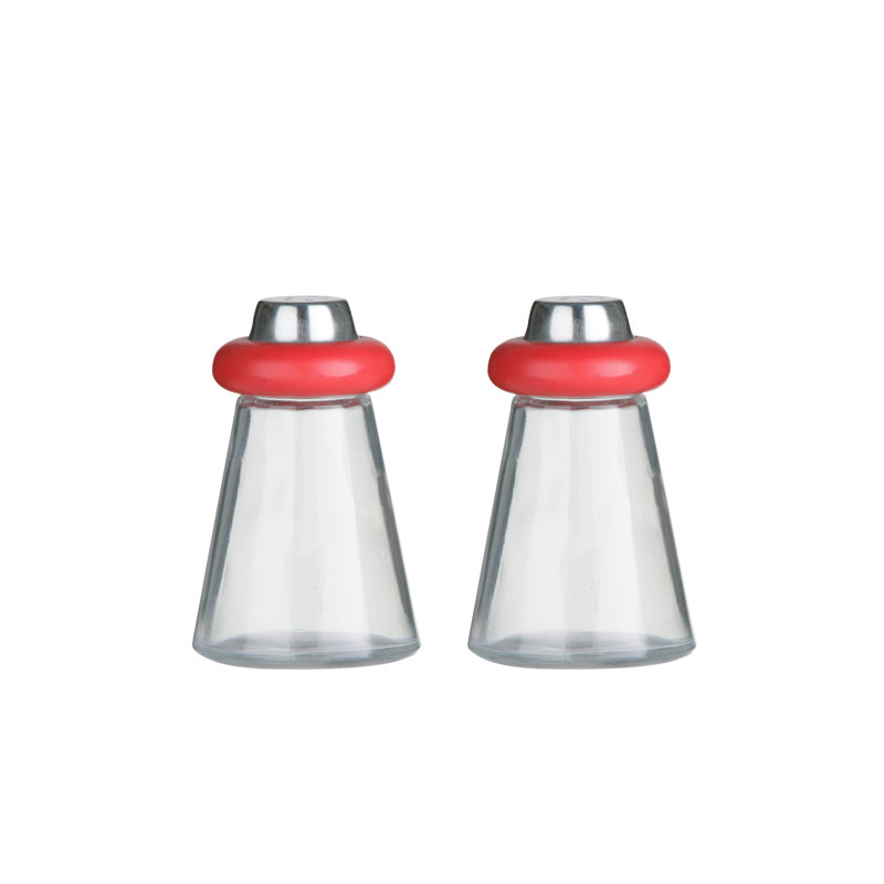 6cm Salt and Pepper Shakers, Red