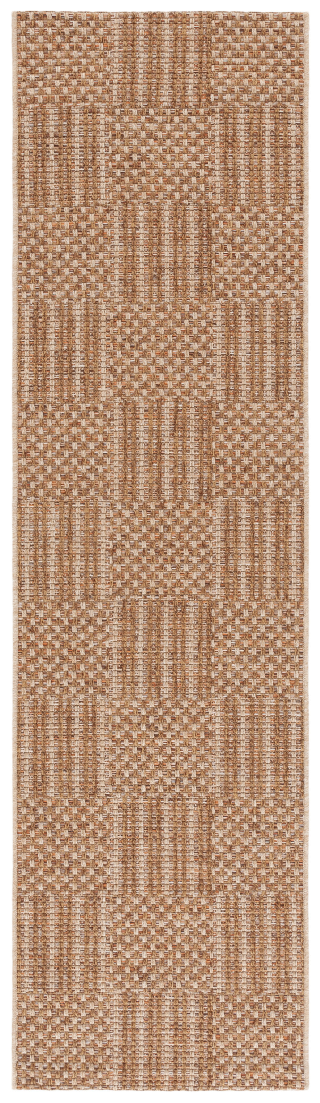 Ebern Designs Jhared Sisal All-Weather Performance Checkered Rug | Wayfair