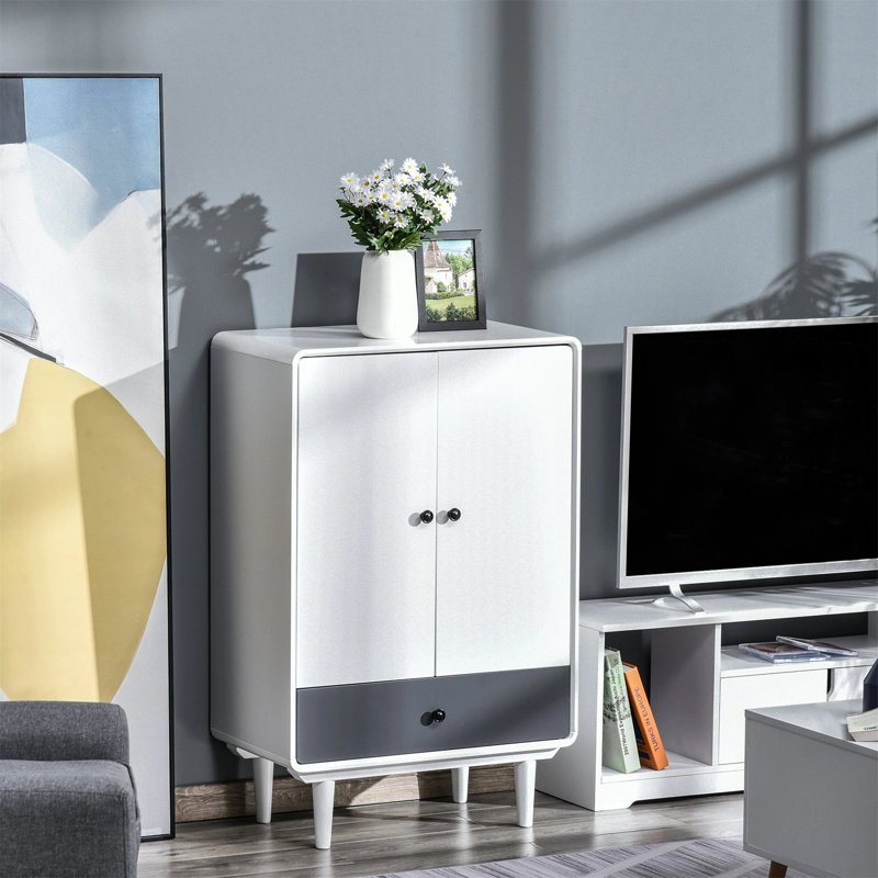 Lorrenzo 2 - Door Rectangle Accent Cabinet