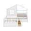 Lit simple avec canapé et tablette-651753072