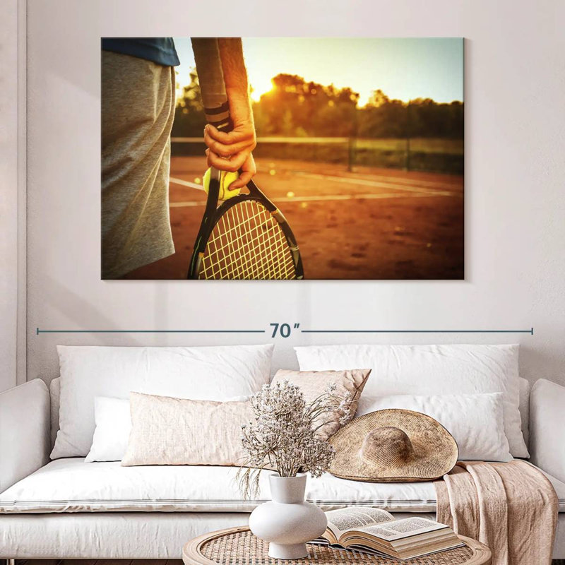 Sireci Tennis Sunset Play, 34" H x 51" W