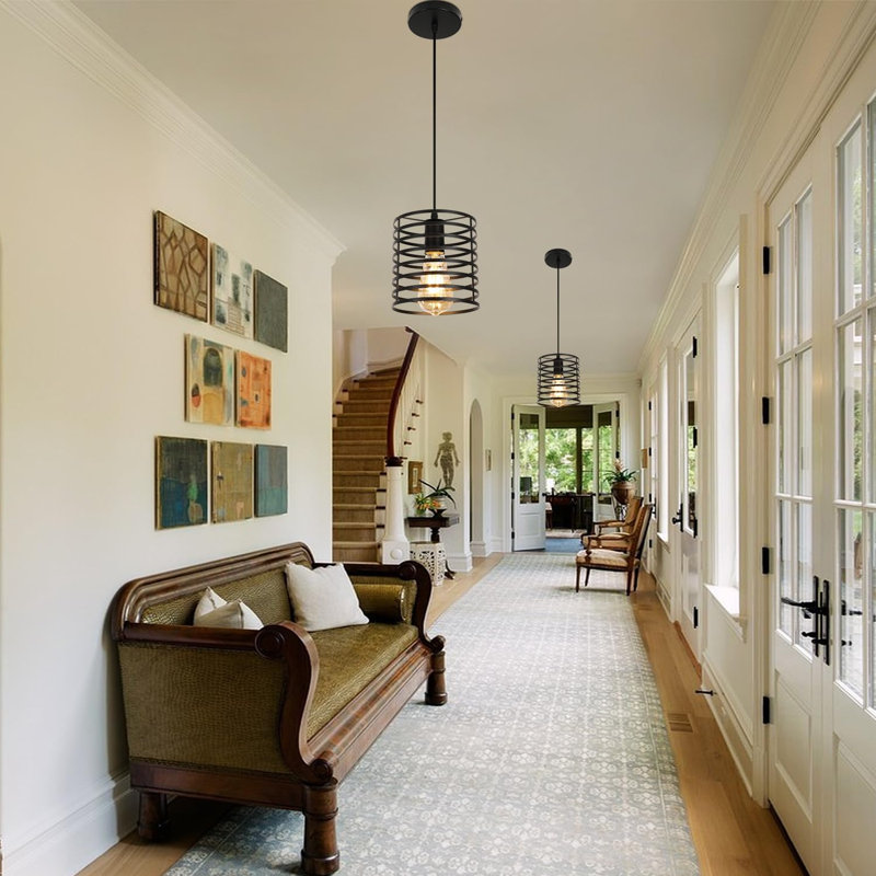 Tylah 1 - Light Matte Black LED Single Pendant