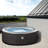 JLeisure Avenli 120 Volt 3 Person 105 - Jet Vinyl Round Inflatable Hot Tub in Black