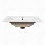 Meuble-lavabo simple avec grandes tablettes de rangement-85642191