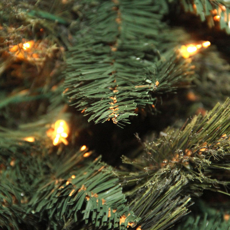 Arbre de Noël artificiel pin 7 pi avec lumières cachemire 7 pi