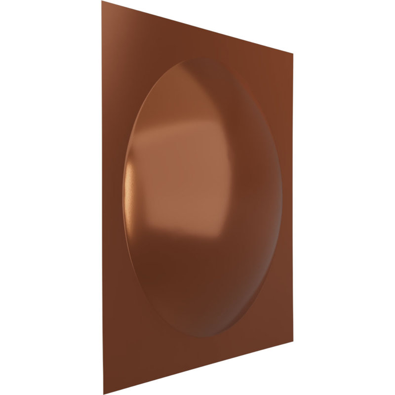 Sloane EnduraWall Decorative 3D Wall Panel, Bright Coat Copper