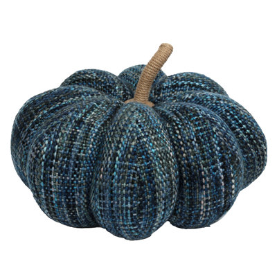 BLUE CHUNKY YARN PUMPKIN