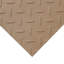 Tapis de marche en caoutchouc caoutchouté "Diamond-Plate" - 2,5 mm x 36 po x 10 po - Argent (paquet de 6)