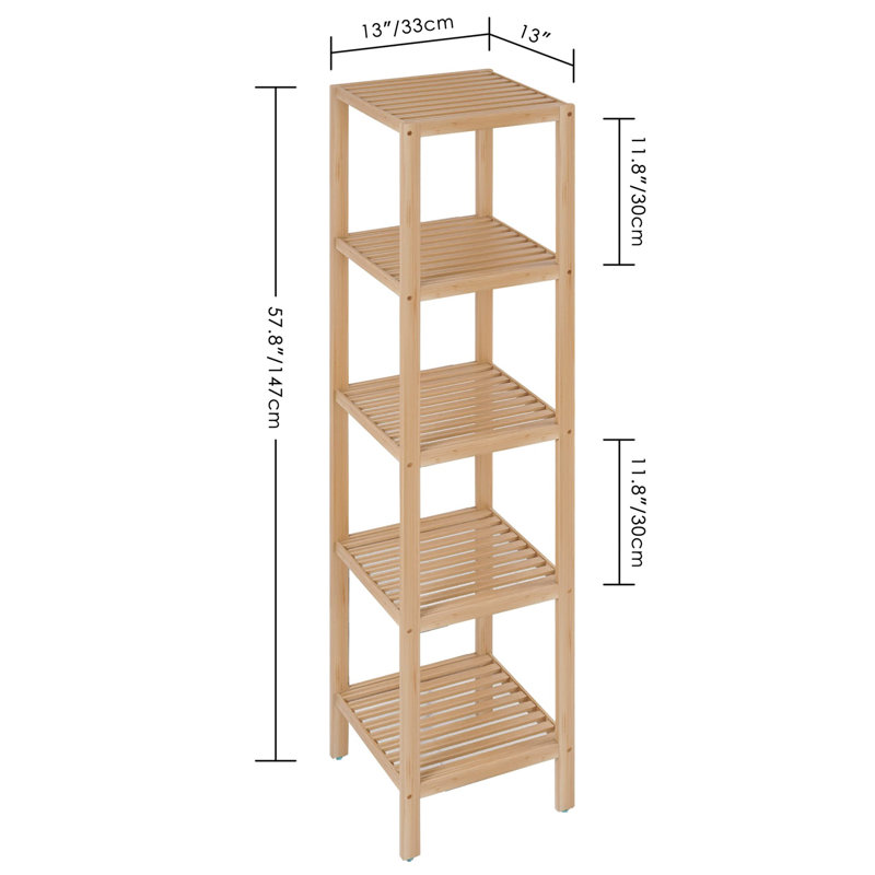Nagy Bathroom Shelves, Natural