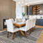 Tapis contemporain délavé à motif géométrique-111840581