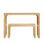 Ensemble de table et banc de salle à manger Natural Pine