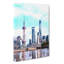 Shanghai Skyline Reflection - Wrapped Canvas Print-56639304