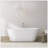 63 Inch Freestanding Solid Surface Soaking Bathtub For Bathroom