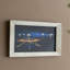 Art mural rectangulaire 19,5 "x 15,5" avec cadre, décoration pour le bureau de la chambre à coucher du salon