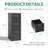 3 Drawer Metal Vertical Filing Cabinet with Lock for Home Office, Secure Storage for A4/Letter/Legal Files, Assembly Required-103532499