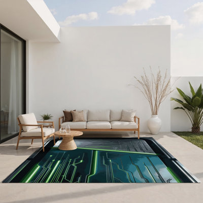 Tapis intérieur et extérieur Lunar Passage