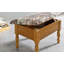 Tabouret de 10 po de hauteur avec rangement en bois