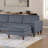 3-Piece Corduroy Sectional Set-1618191624