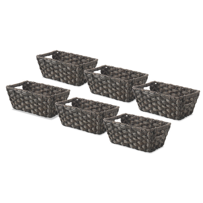 Panier en plastique Acton, Bois flotté