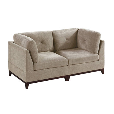 Danhiccy Upholstered 74'' Loveseat