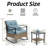 Barbary 3pcs Patio Rocking Rattan Set, Outdoor Bistro Set with Cushions, 2 Rocker Chairs& 2-Tier Side Table-1097853446