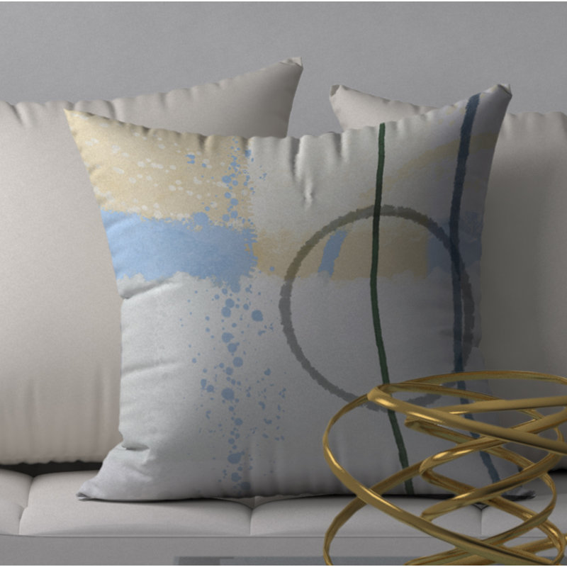 Housse de coussin décorative carrée et insert vital attraction, 24 po x 24 po