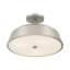 Plafonnier semi-encastré 3 lumières 15 po Trellwyn-124488586