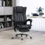 Chaise de bureau en microfibre Nishar Plush | Dossier haut avec massage à 6 points, fonction de chauffage, repose-pieds rétractable et hauteur réglable-1998935049