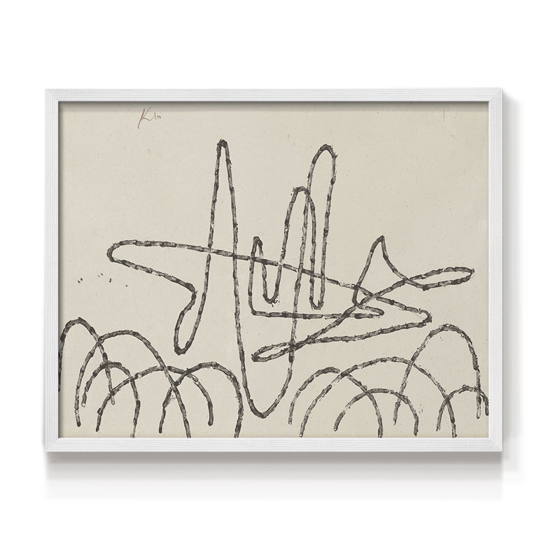 Croquis rétro - Édition encadrée - Restickable, H 22 po x l 28 po, Blanc