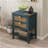 2 Drawer Side table,Naturel Rattan,End table,Side table,End table,Nightstand-1191731347