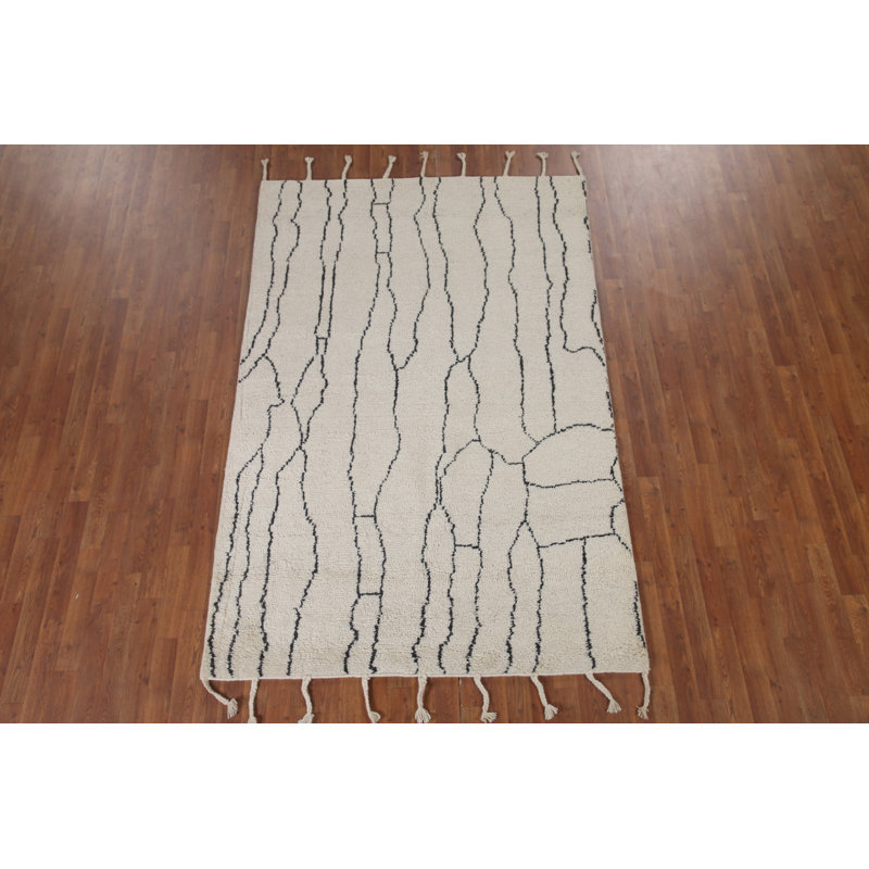 Tapis moderne marocain indien 5 x 8